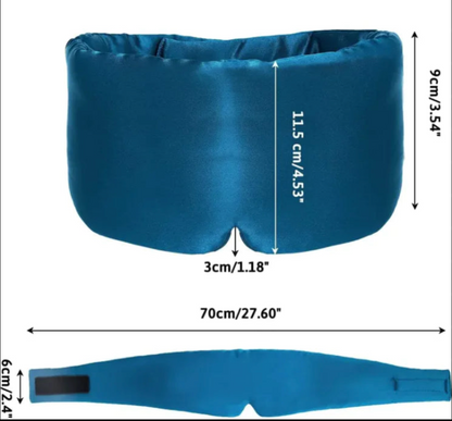 Silk-Feel Cooling Sleep Eye Mask
